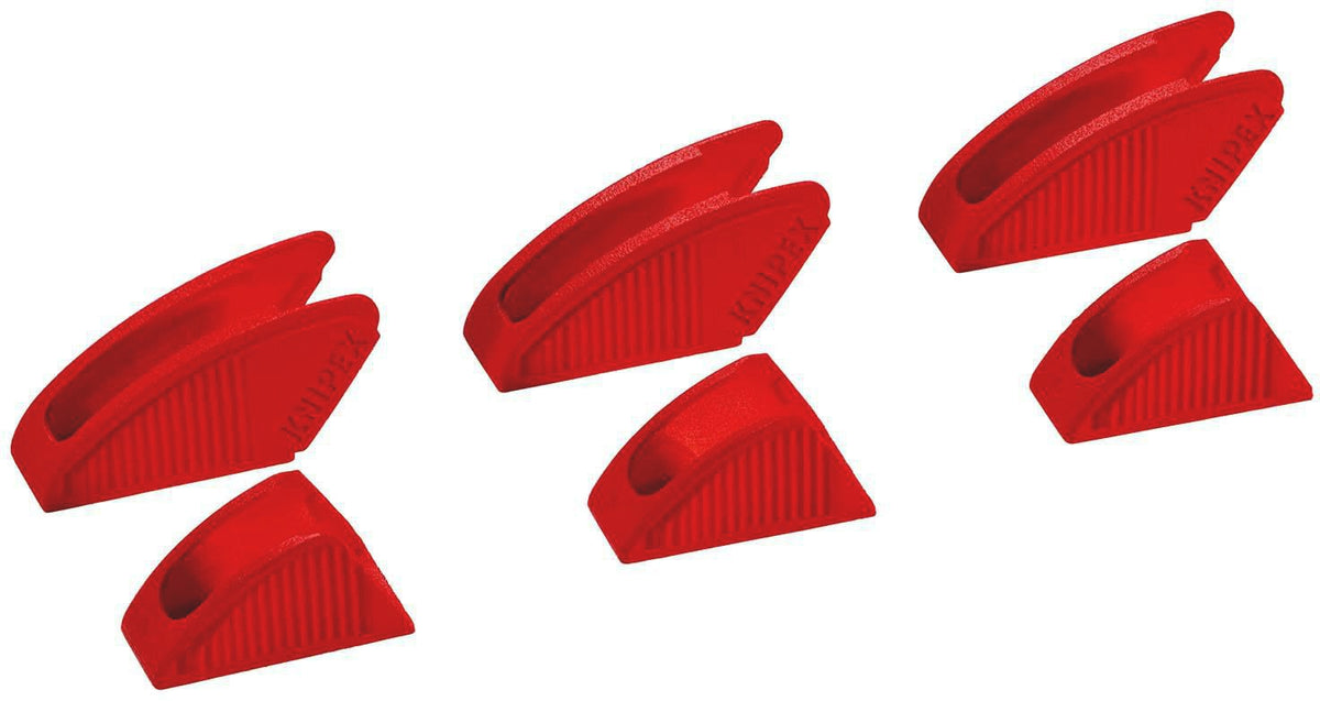 KNIPEX Schonbacke für Zangenschlüssel 86 XX 250 mm – 3 Paar Kunststoff-Schonbacken