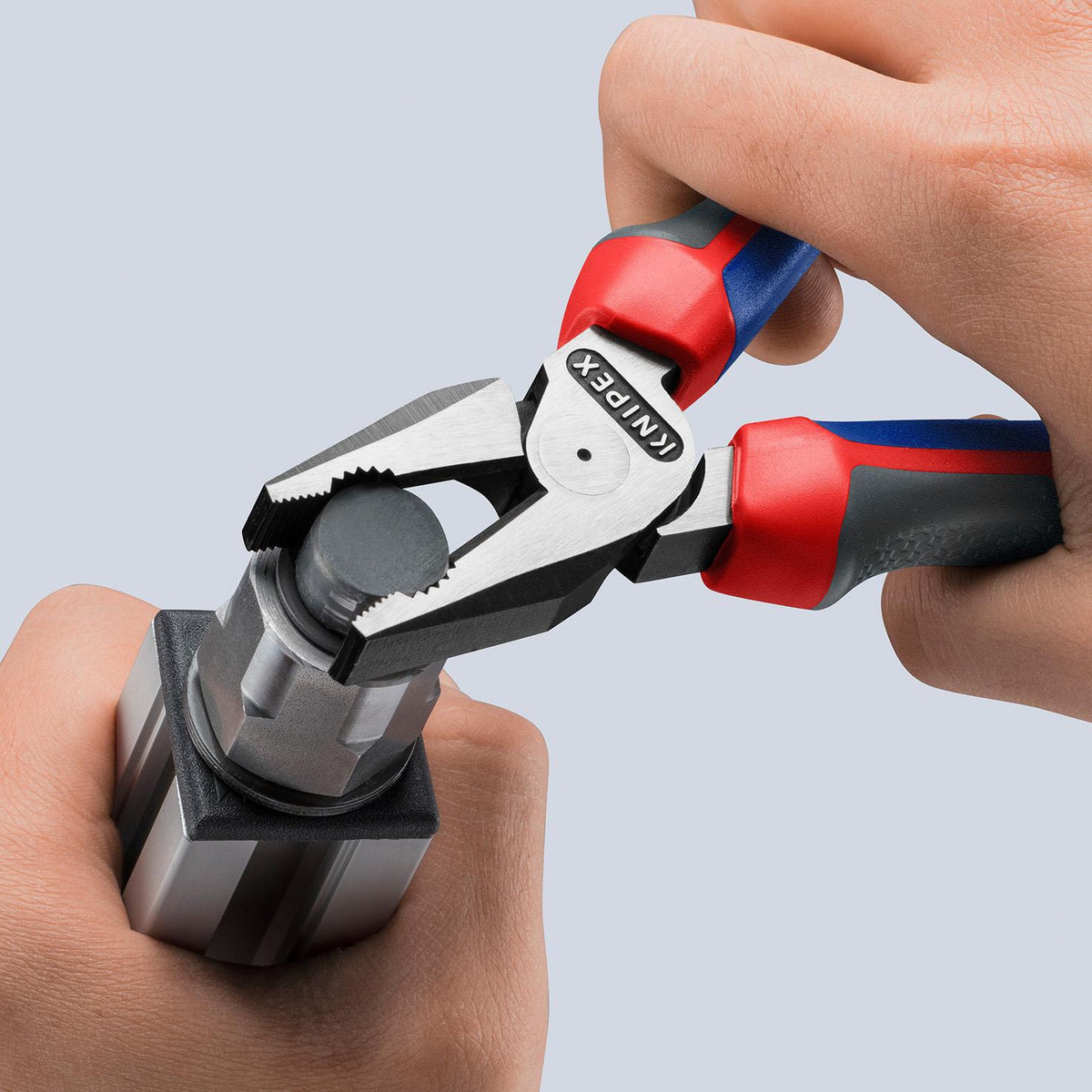 KNIPEX Kraftkombizange 180 mm mit Comfort-Griff – 35 % Kraftersparnis, poliert