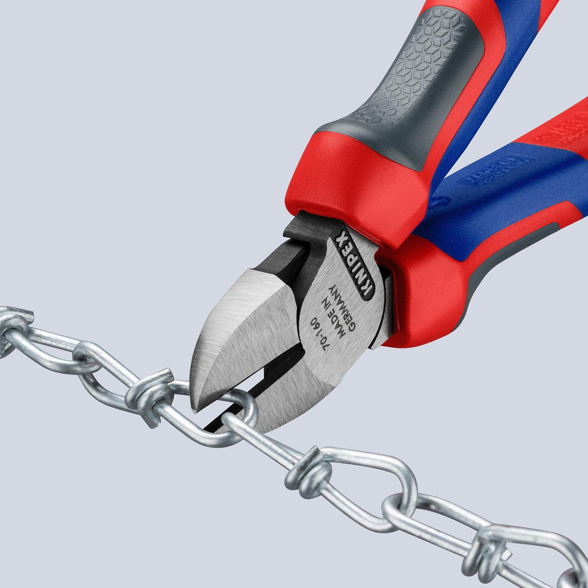 KNIPEX Seitenschneider 140 mm, polierter Kopf, Mehrkomponenten-Griffe, max. 1,8 mm