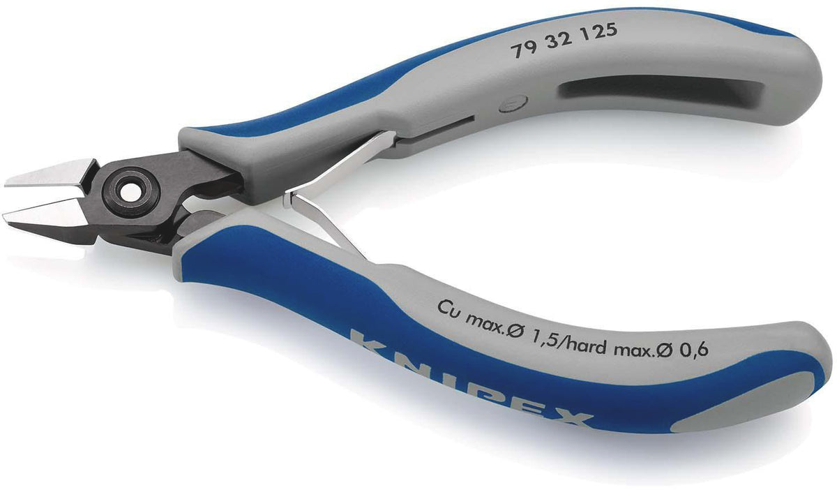 KNIPEX Präzisions-Elektronik-Seitenschneider 125 mm – Poliert, induktiv gehärtet, 59 g