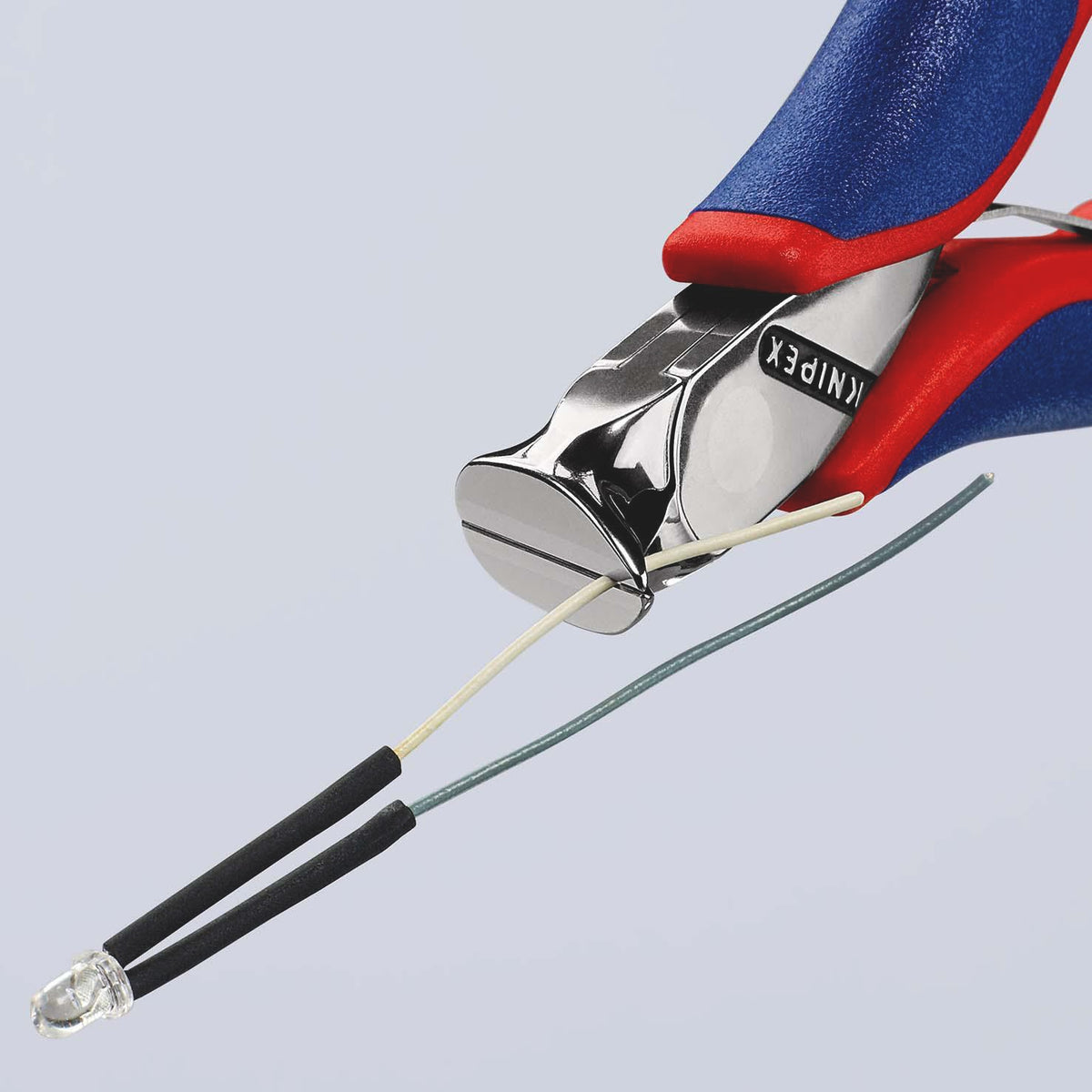 KNIPEX Elektronik-Vornschneider 115 mm Form 0 – Präzisionszange für feinste Schneidarbeiten