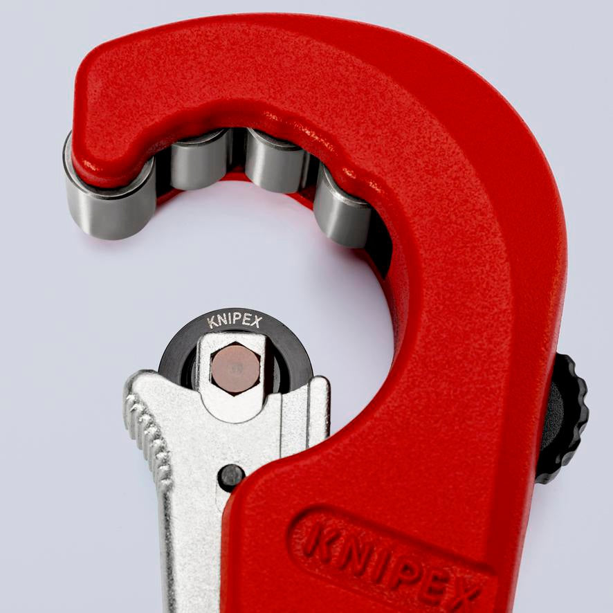 KNIPEX Rohrabschneider TubiX® 6-35 mm – QuickLock-Einhandschnellfixierung für Kupfer, Messing, Edelstahl