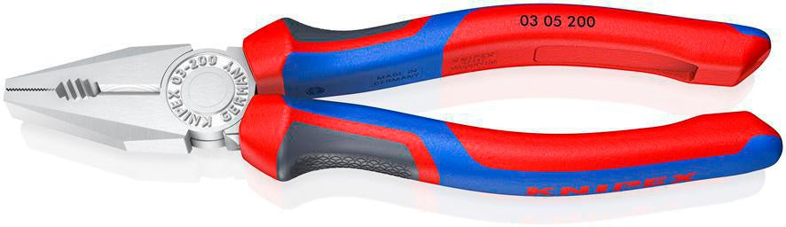 KNIPEX Kombizange 140 mm verchromt mit Comfort-Griff – Präzision für Handwerk und Elektro