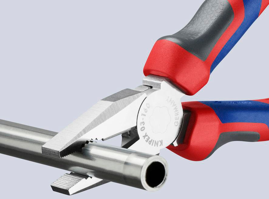 KNIPEX Kombizange 140 mm verchromt mit Comfort-Griff – Präzision für Handwerk und Elektro