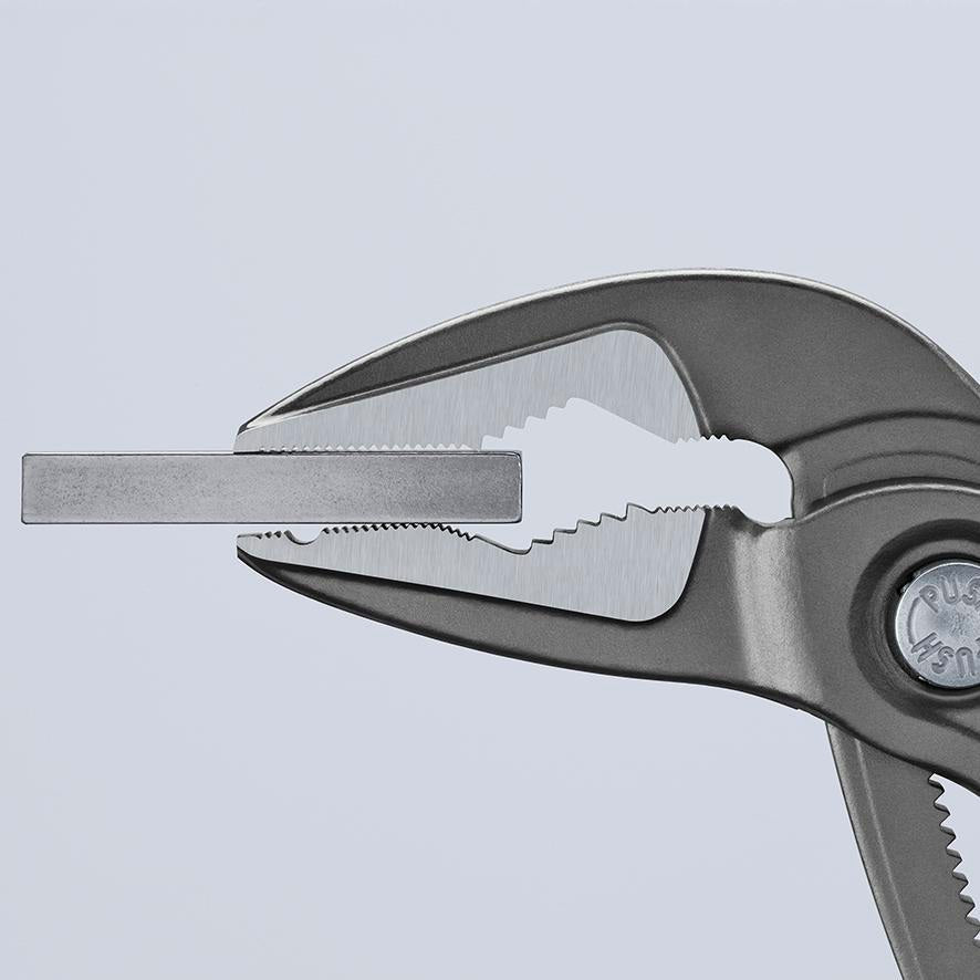 KNIPEX Cobra ES L Wasserpumpenzange 250 mm – Selbstklemmend, 25 Einstellpositionen