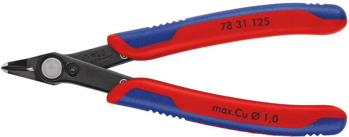 KNIPEX Elektronik-Seitenschneider Super-Knips® 125 mm – Präzisionszange für feinste Schneidarbeiten