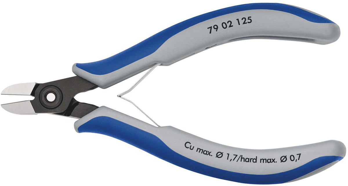 KNIPEX Präzisions-Elektronik-Seitenschneider 125 mm – Poliert, induktiv gehärtet, 59 g