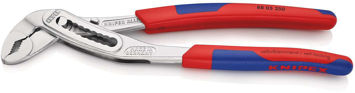 KNIPEX Wasserpumpenzange Alligator® 180 mm, Spannweite 36 mm, verchromt, Comfort-Griff