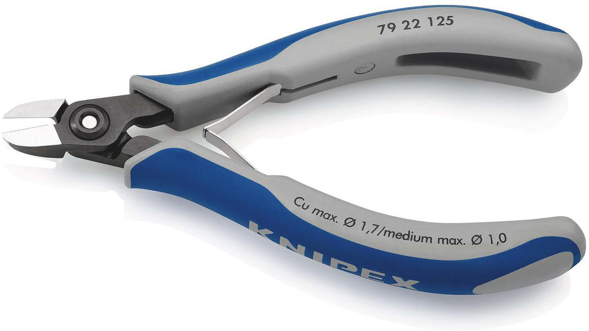 KNIPEX Präzisions-Elektronik-Seitenschneider 125 mm – Poliert, induktiv gehärtet, 59 g