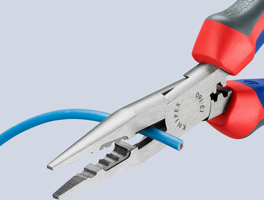 KNIPEX Verdrahtungszange 160 mm – Crimp-, Greif- und Biegezange für 0,5–2,5 mm²