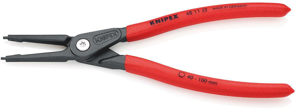 KNIPEX Präzisionssicherungsringzange J 2 für Bohrungen 19-60 mm mit Spreizbegrenzung