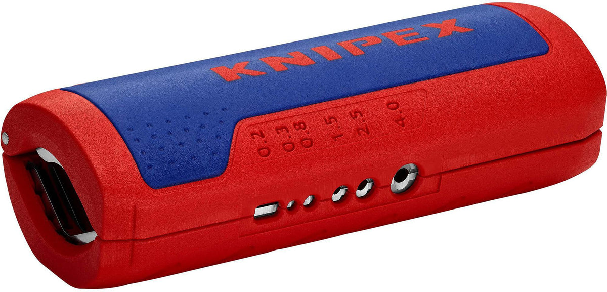 KNIPEX Abmantelungswerkzeug TwistCut 100 mm für Wellrohre und Litzen 0,2–4 mm²