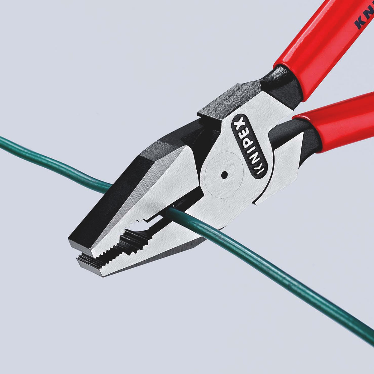 KNIPEX Kraftkombizange 180 mm mit Comfort-Griff – 35 % Kraftersparnis, poliert