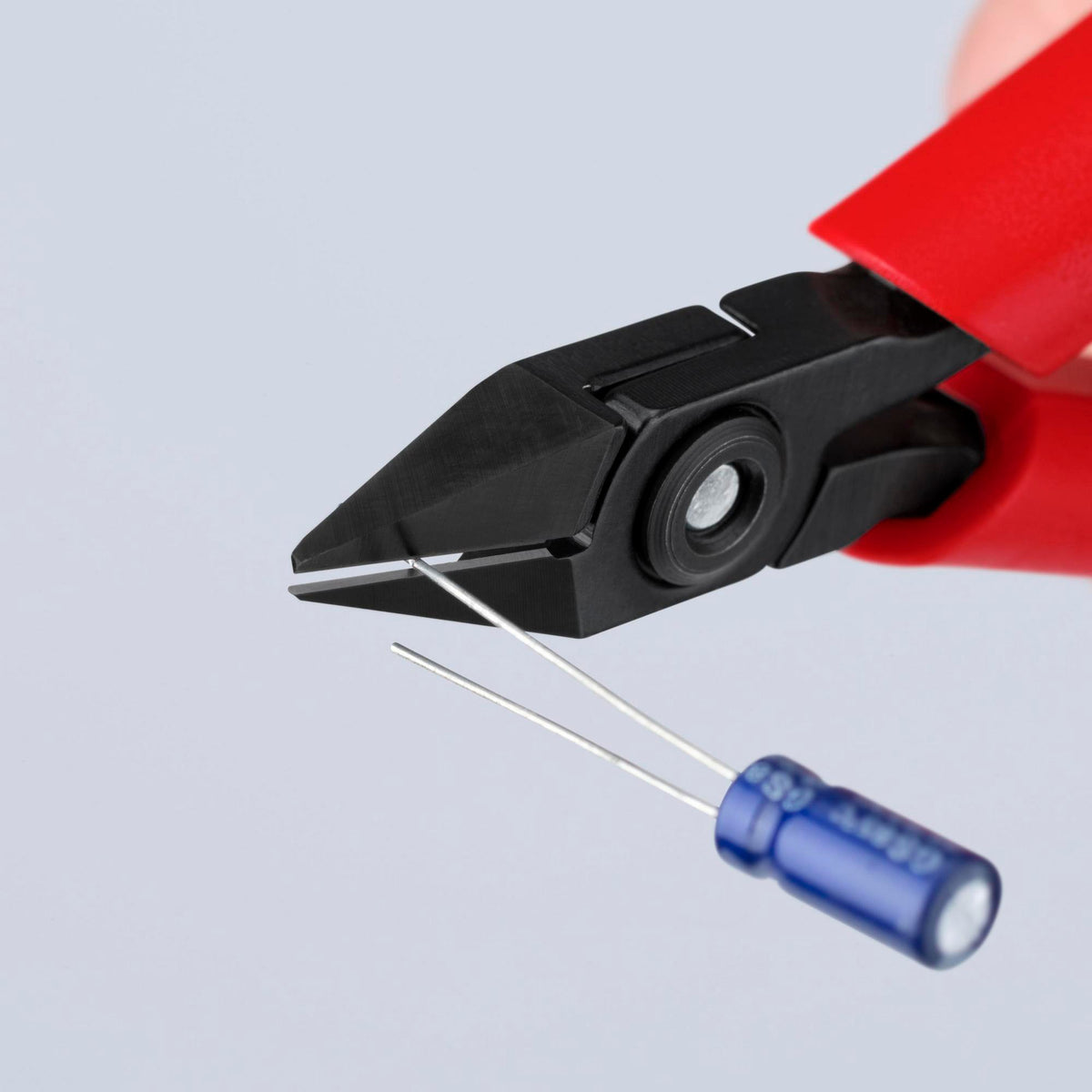 KNIPEX Elektronik-Seitenschneider 125 mm – Form 2, kleine Facette, induktiv gehärtet