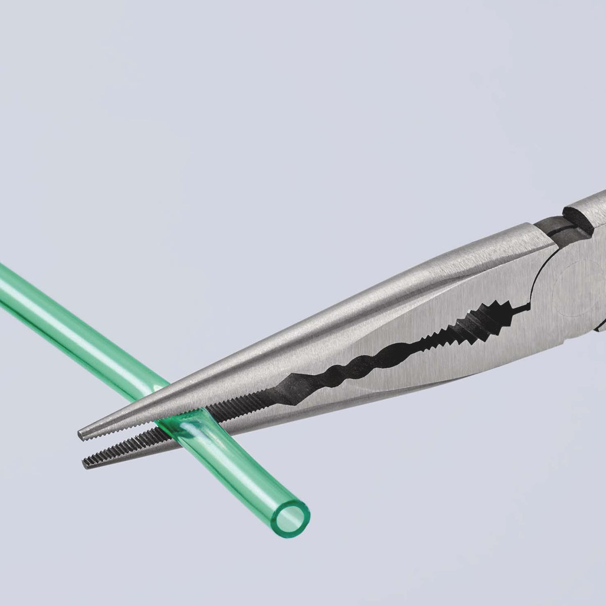 KNIPEX Montierzange 280 mm mit poliertem Kopf und Kunststoffüberzug – Spezialzange für schwer zugängliche Stellen
