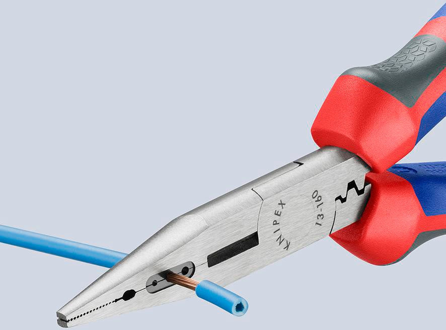 KNIPEX Verdrahtungszange 160 mm – Crimp-, Greif- und Biegezange für 0,5–2,5 mm²