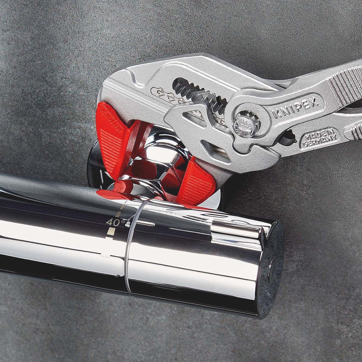 KNIPEX Schonbacke für Zangenschlüssel 86 XX 250 mm – 3 Paar Kunststoff-Schonbacken