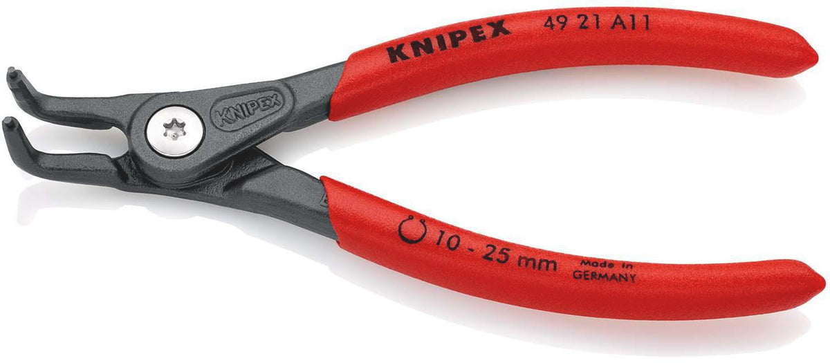 KNIPEX Außensicherungsringzange A 01 für Wellen Ø 3-10 mm, 90° gewinkelt, 130 mm