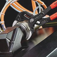 KNIPEX Syphon-/Connectorenzange L.250mm Spann-W.25-80mm schwarz atramentiert