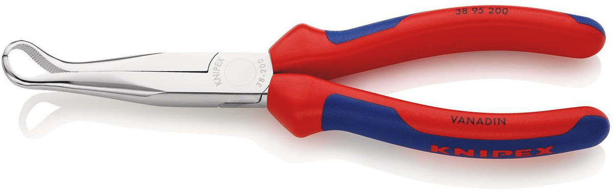 KNIPEX Mechanikerzange L.200mm Form 2 40° gewinkelt Comfort-Griff verchromt