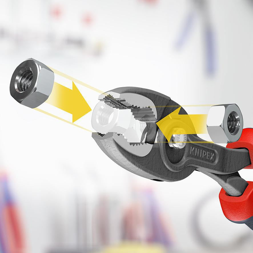 KNIPEX TwinGrip Frontgreifzange 200 mm – Robuste Zange mit Front- und Seitengreif-Funktion