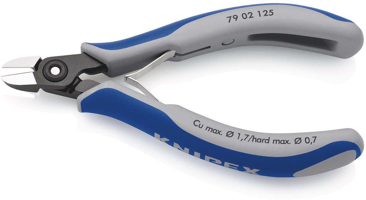 KNIPEX Präzisions-Elektronik-Seitenschneider 125 mm – Poliert, induktiv gehärtet, 59 g