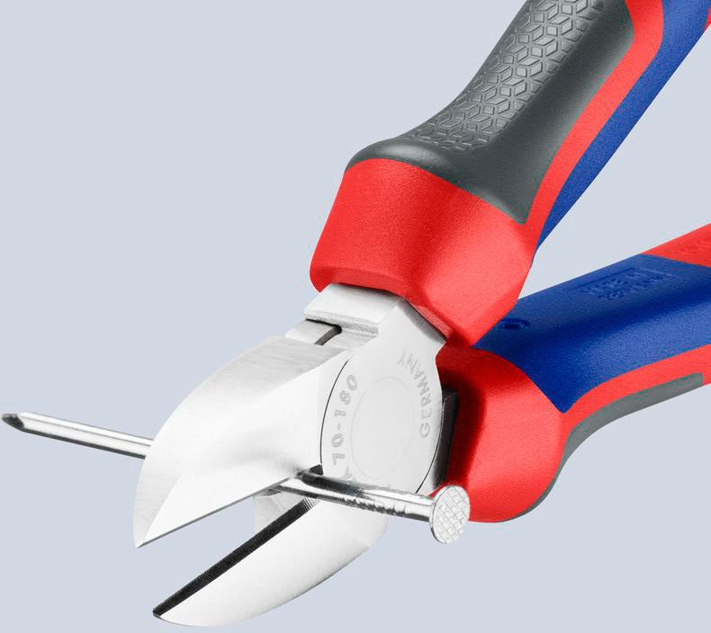 KNIPEX Seitenschneider 160 mm Comfort-Griff, verchromter Kopf, Vanadin-Elektrostahl