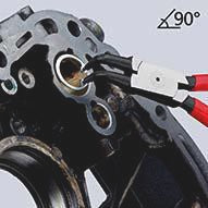 KNIPEX Sicherungsringzange J 01 für Innenringe in Bohrungen 8-13 mm, polierter Kopf