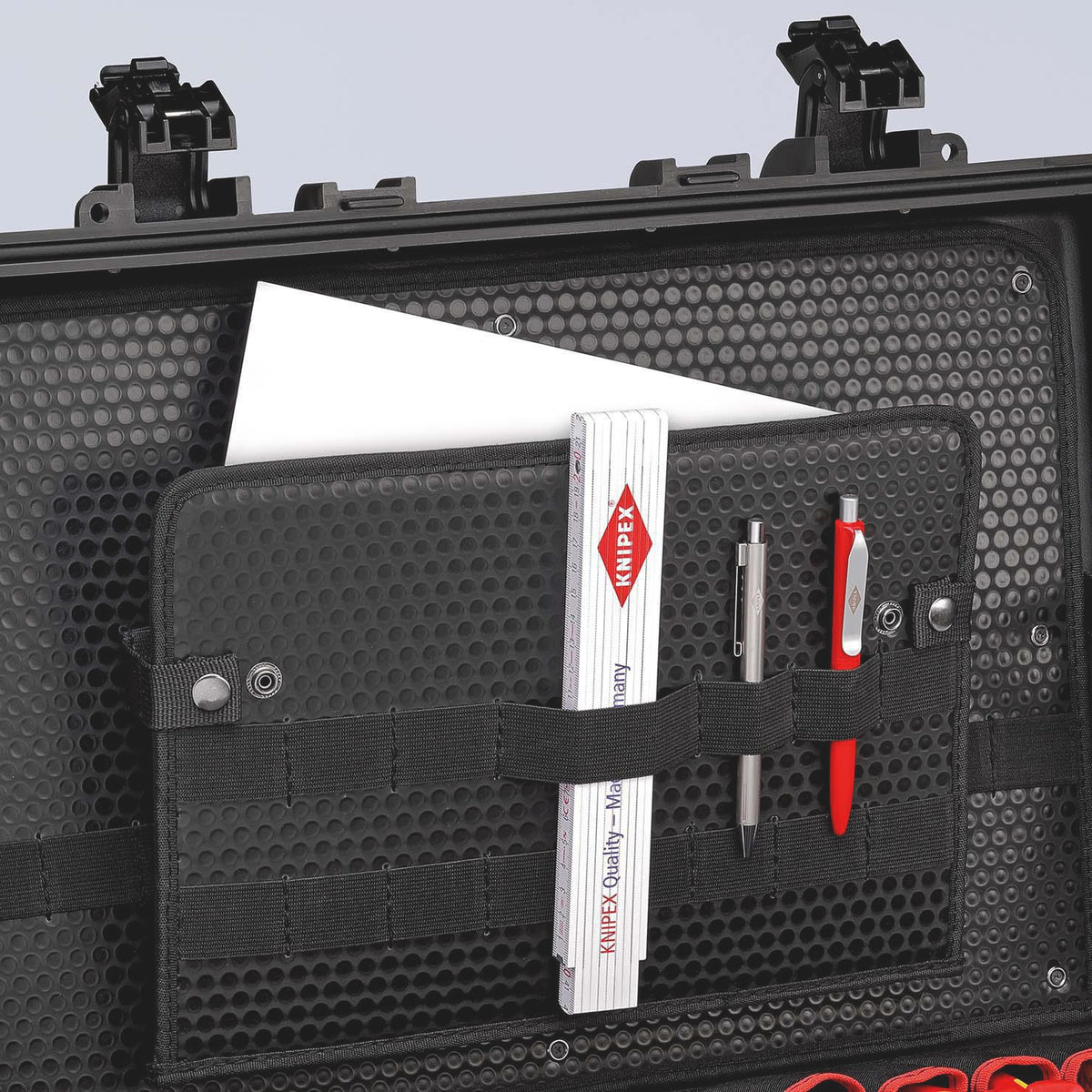 KNIPEX Werkzeugkoffer Robust45 Move 66-tlg. – Schlagfester Profi-Koffer für Elektriker
