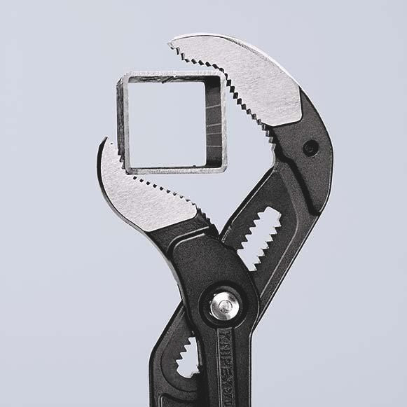 KNIPEX Cobra® Rohr- und Wasserpumpenzange 560 mm, Spannweite 120 mm, Kunststoffüberzug, poliert