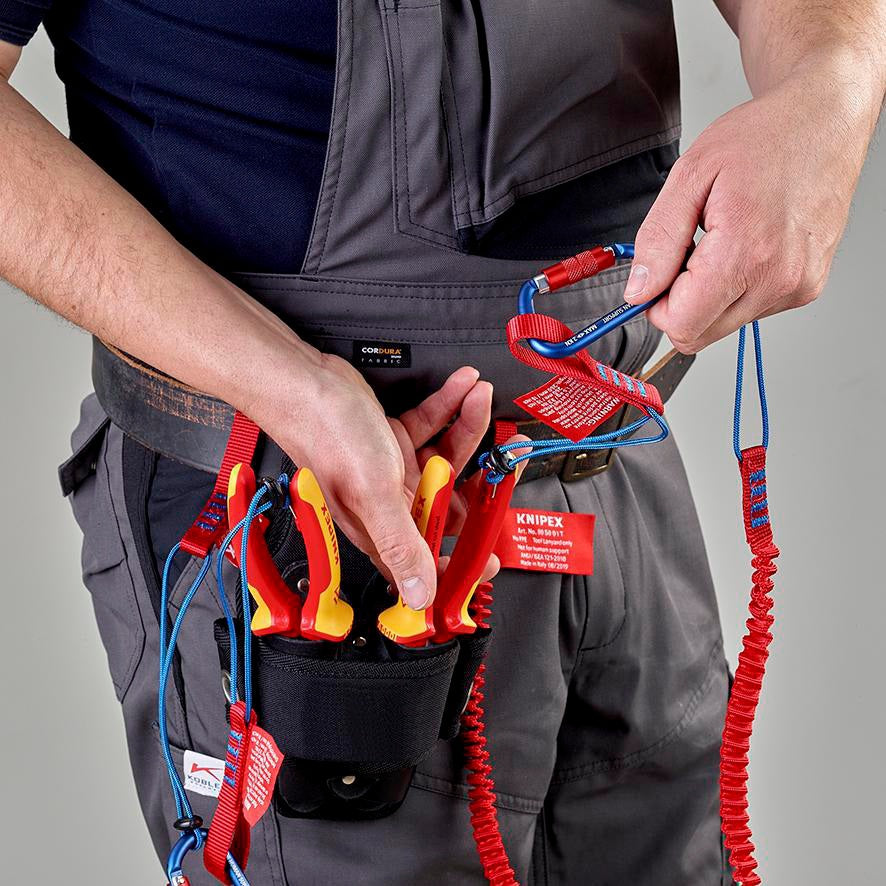 KNIPEX Fangleine für Zangen – max. 1,5 kg Belastung, 1 Stück, zuverlässiger Fallschutz