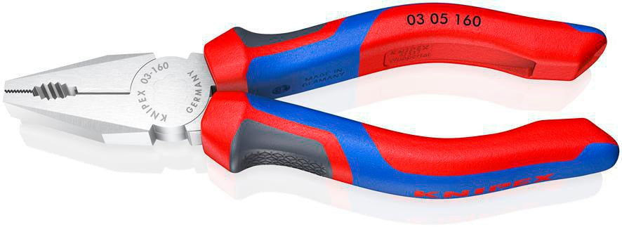 KNIPEX Kombizange 140 mm verchromt mit Comfort-Griff – Präzision für Handwerk und Elektro
