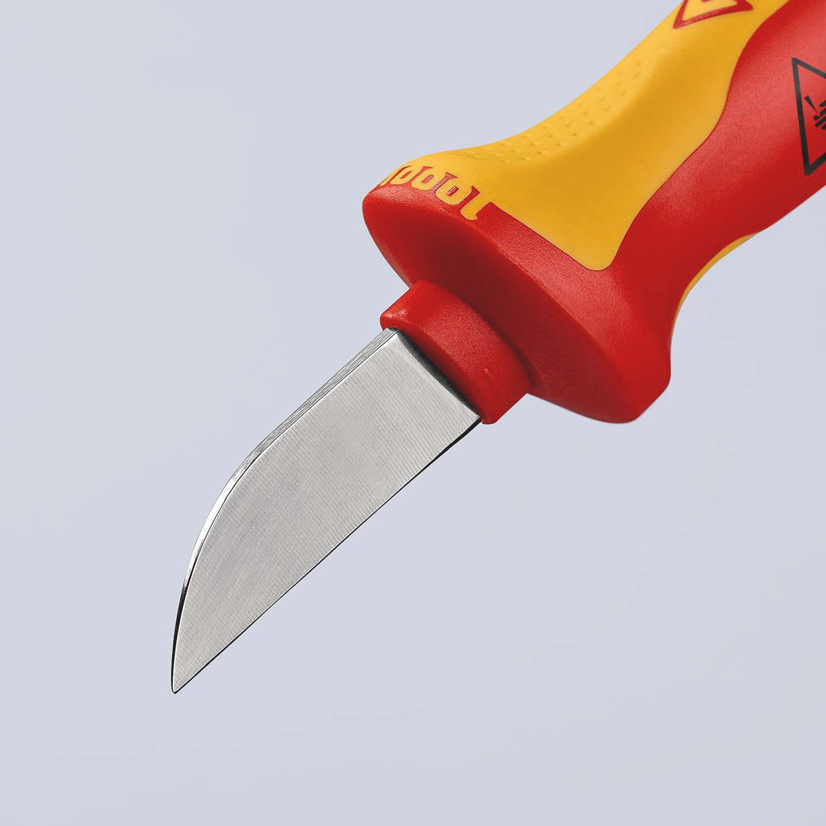 KNIPEX Kabelmesser 190 mm VDE-isoliert bis 1000 V mit Mehrkomponentengriff