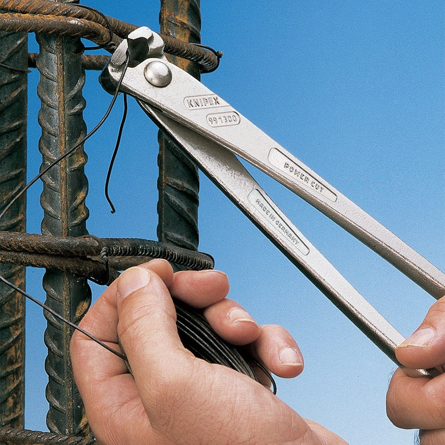 Kraftmonierzange 300 mm von KNIPEX – 25 % Kraftersparnis, glanzverzinkt