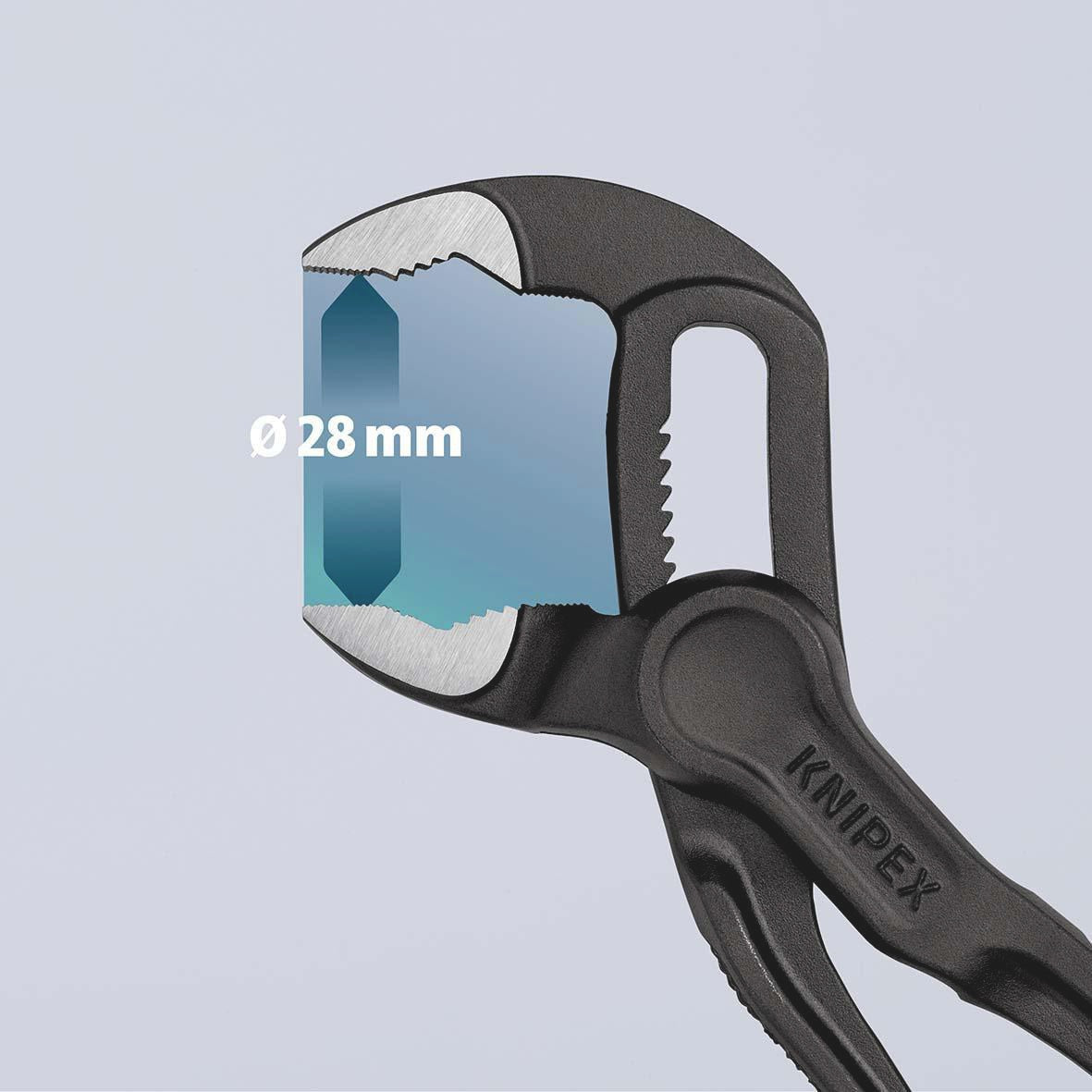 KNIPEX Cobra® XS Wasserpumpenzange 100 mm – Kompakt, Selbstklemmend, 11-fach Feinverstellung