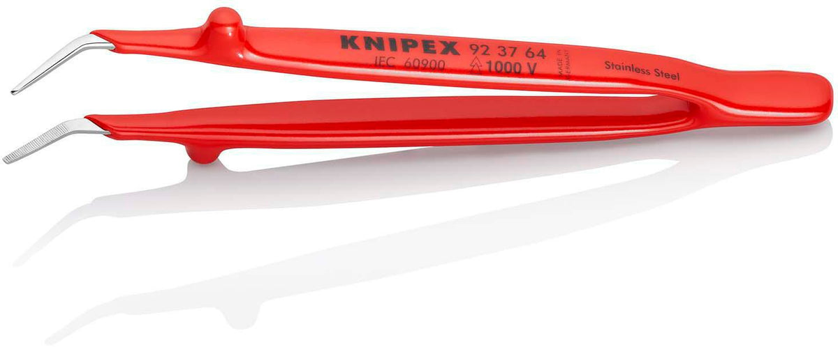 KNIPEX Präzisionspinzette 150 mm gerade verchromt gezahnt VDE-isoliert