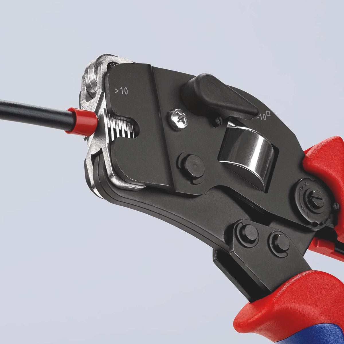 KNIPEX Crimpzange 190 mm für Aderendhülsen 0,08-10+16 mm² selbsteinstellend