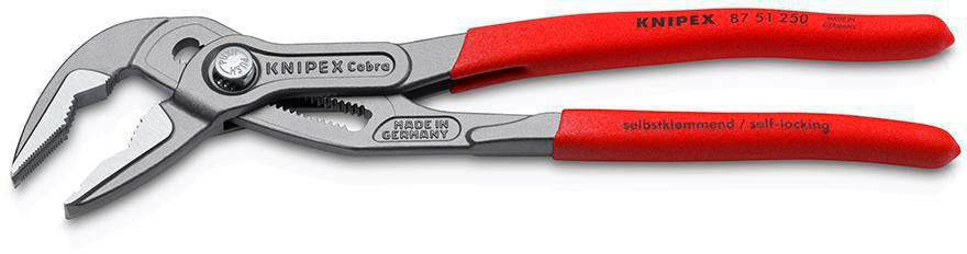 KNIPEX Cobra ES L Wasserpumpenzange 250 mm – Selbstklemmend, 25 Einstellpositionen