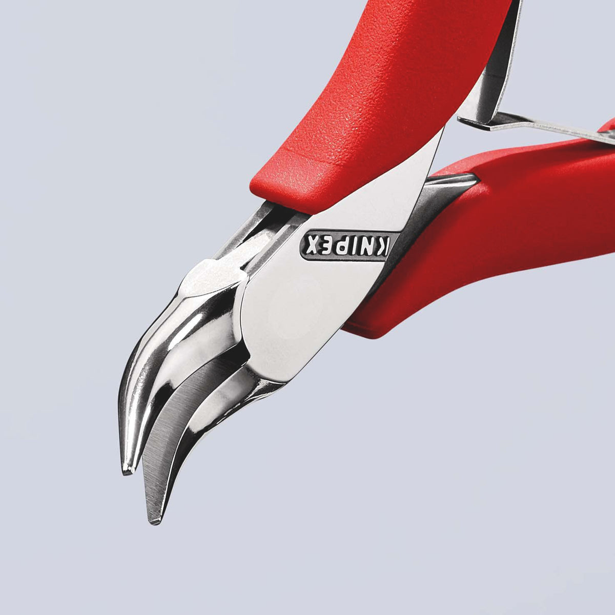 KNIPEX Elektronik-Greifzange 115 mm mit flachbreiten Backen und Kunststoffüberzug