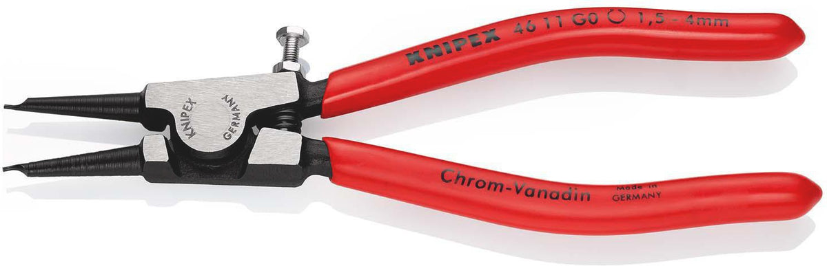 KNIPEX Sicherungsringzange für Wellen Ø 1,5-4 mm, 140 mm, poliert