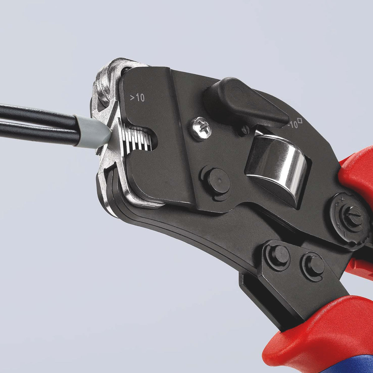 KNIPEX Crimpzange 190 mm für Aderendhülsen 0,08-10+16 mm² selbsteinstellend