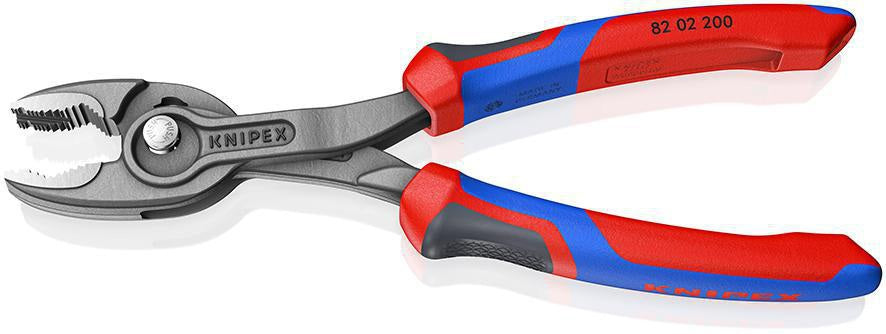 KNIPEX TwinGrip Frontgreifzange 200 mm – Robuste Zange mit Front- und Seitengreif-Funktion