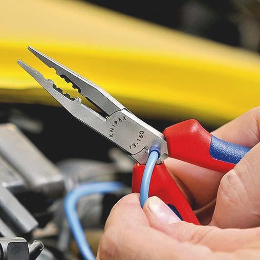 KNIPEX Verdrahtungszange 160 mm – Crimp-, Greif- und Biegezange für 0,5–2,5 mm²