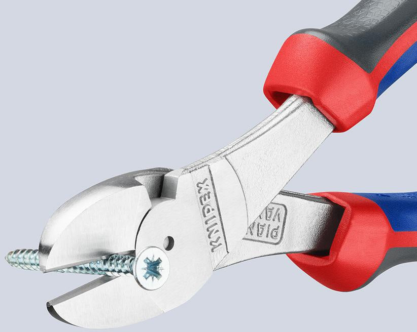 KNIPEX Kraftseitenschneider 140 mm Form 0 mit Mehrkomponenten-Hüllen – 20 % Kraftersparnis