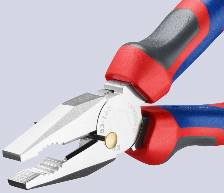KNIPEX Kombizange 140 mm verchromt mit Comfort-Griff – Präzision für Handwerk und Elektro