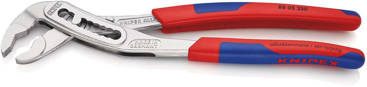 KNIPEX Wasserpumpenzange Alligator® 180 mm, Spannweite 36 mm, verchromt, Comfort-Griff