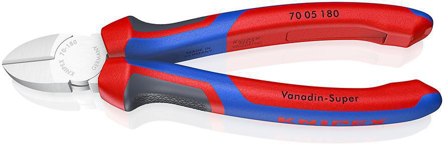 KNIPEX Seitenschneider 160 mm Comfort-Griff, verchromter Kopf, Vanadin-Elektrostahl