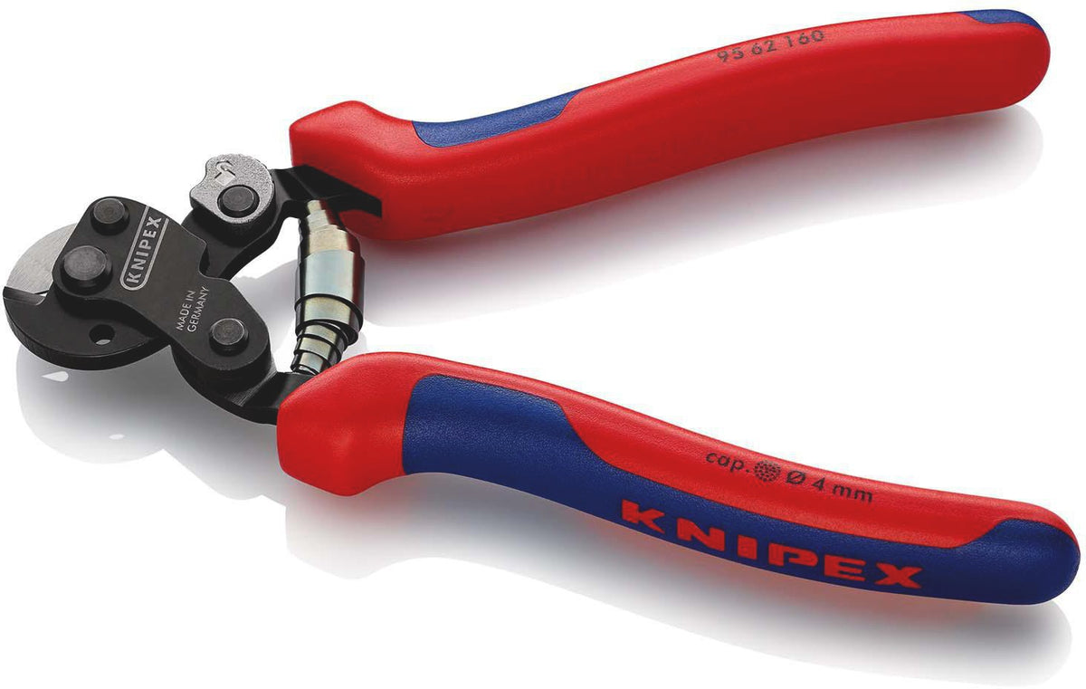 KNIPEX Drahtseilschere 190 mm – für harte Drahtseile, Kabel und Rundstahl, poliert