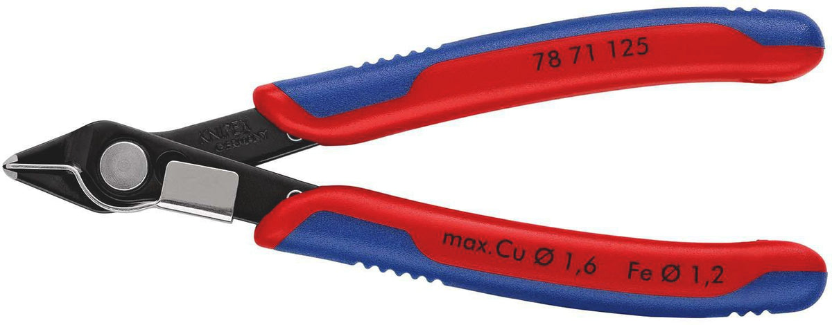 KNIPEX Elektronik-Seitenschneider Super-Knips® 125 mm – Präzisionszange für feinste Schneidarbeiten