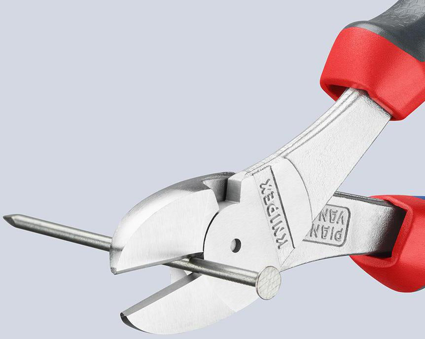 KNIPEX Kraftseitenschneider 140 mm Form 0 mit Mehrkomponenten-Hüllen – 20 % Kraftersparnis